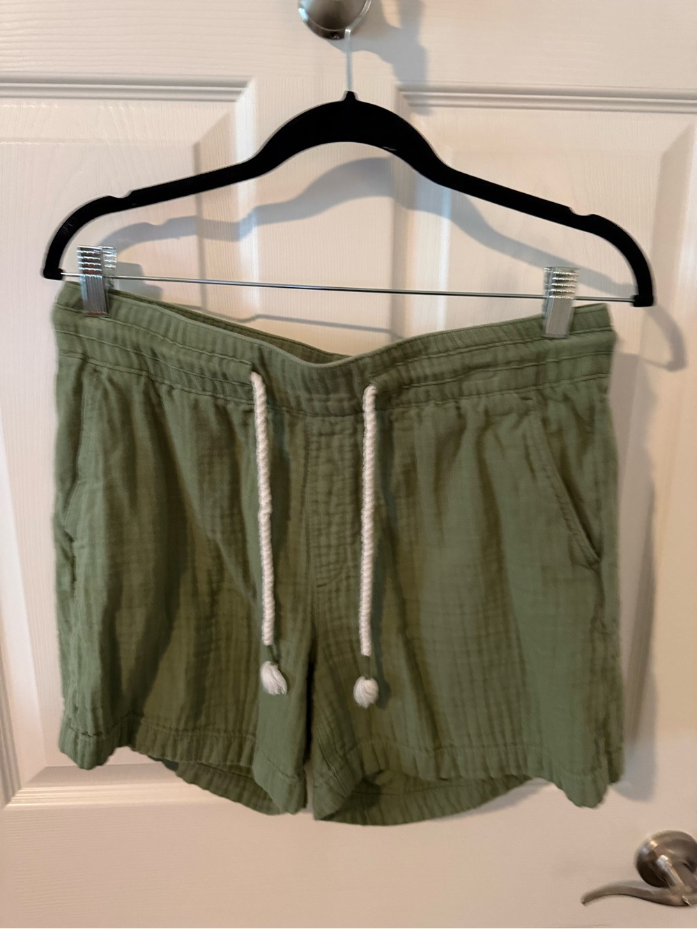 Old Navy Olive Drawstring Athletic Shorts